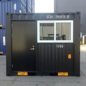 Contenedor de oficina o bar de 10 pies